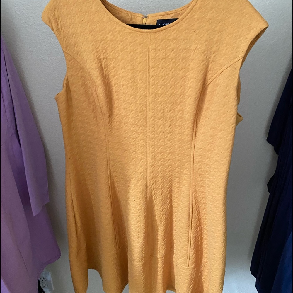 Mustard colored dress
